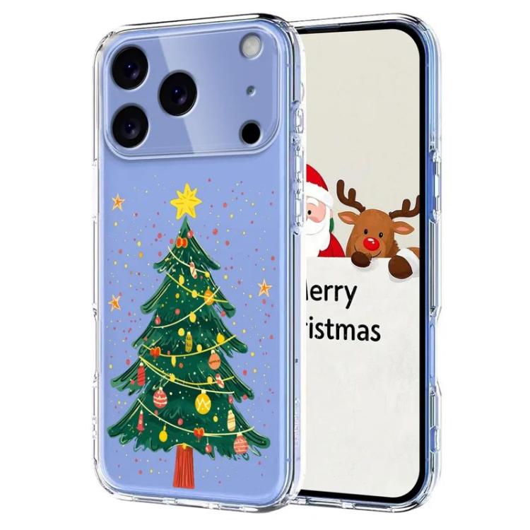 For iPhone 17 Pro Max Christmas-themed Printed TPU Phone Case(Christmas Tree)