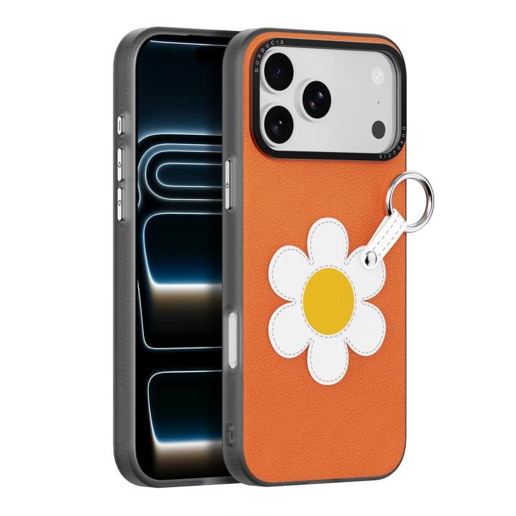 For iPhone 17 Pro Max DUX DUCIS LUVY Series Phone Case with Finger Ring Buckle(Starlight Daisy)