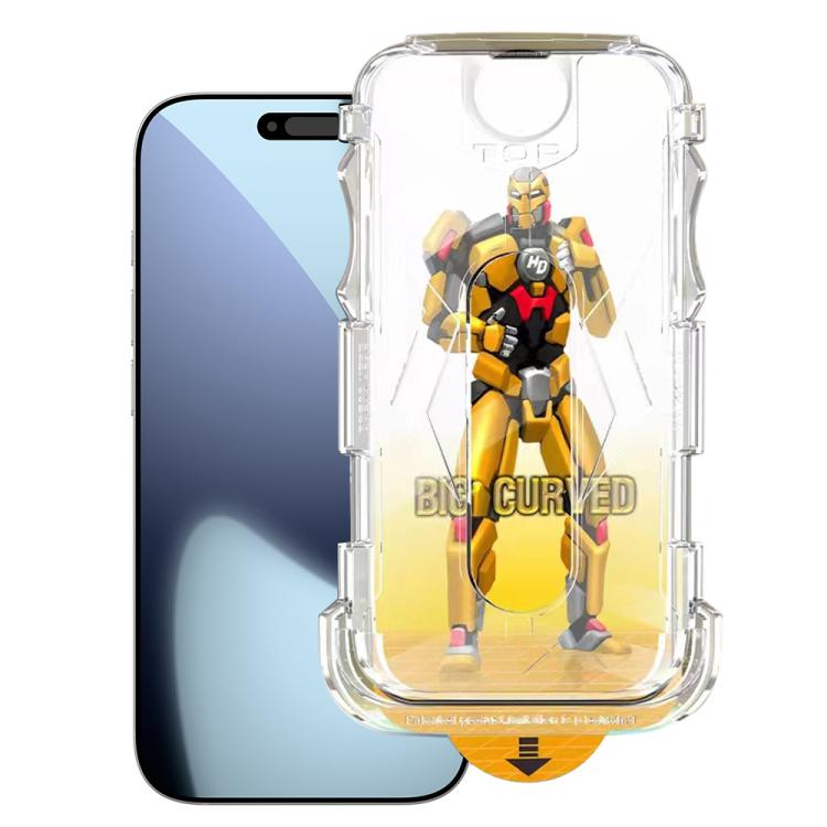 For iPhone 17 Pro Max Easy Install Dust-proof Armor Tempered Glass Film