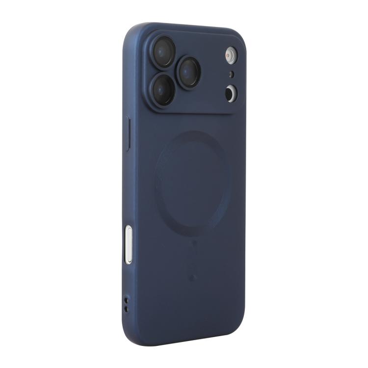For iPhone 17 Pro Max ENKAY MagSafe Matte TPU Phone Case with Lens Film(Dark Blue)