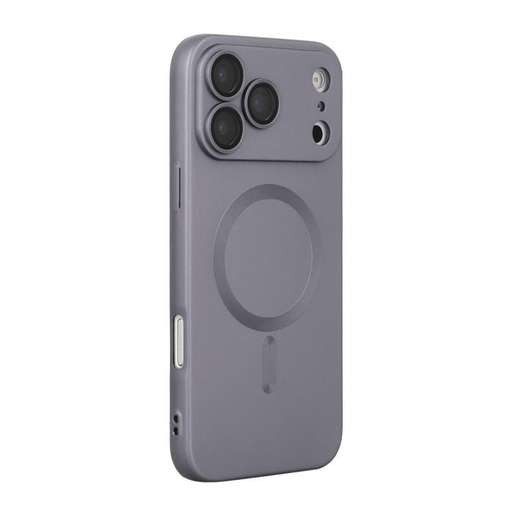 For iPhone 17 Pro Max ENKAY MagSafe Matte TPU Phone Case with Lens Film(Dark Grey)