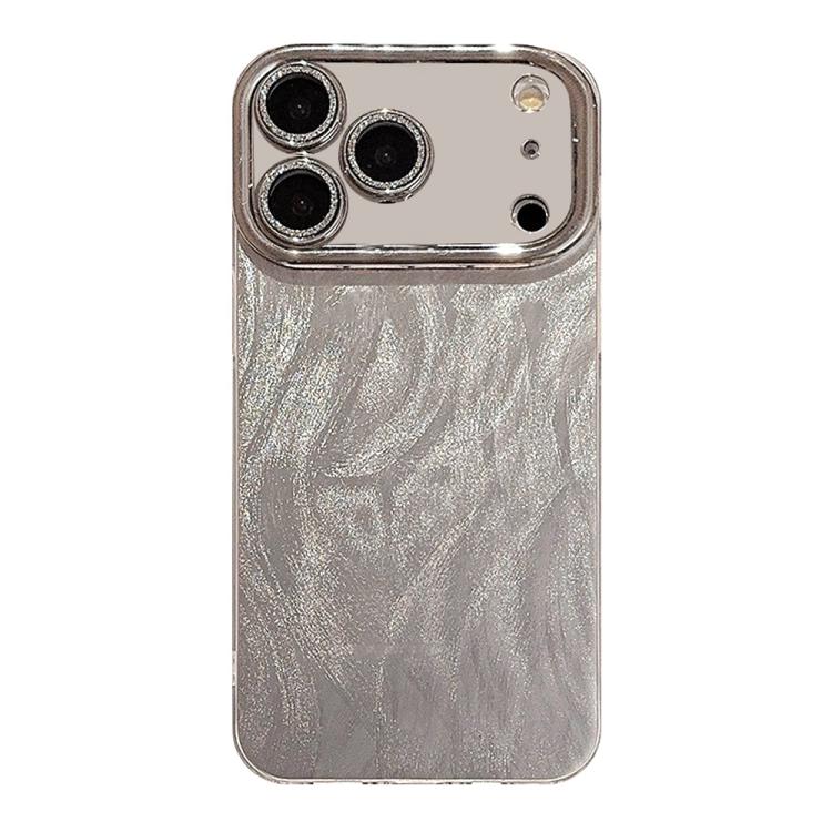 For iPhone 17 Pro Max Feather-Gauze Laser Phone Case with Lens Film