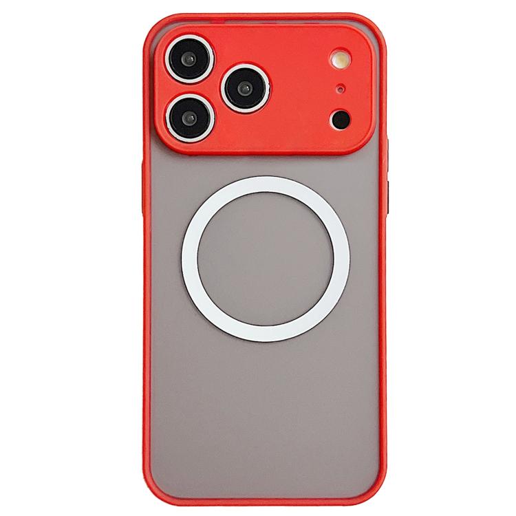 For iPhone 17 Pro Max Hawkeye Skin Feel MagSafe Phone Case(Red)