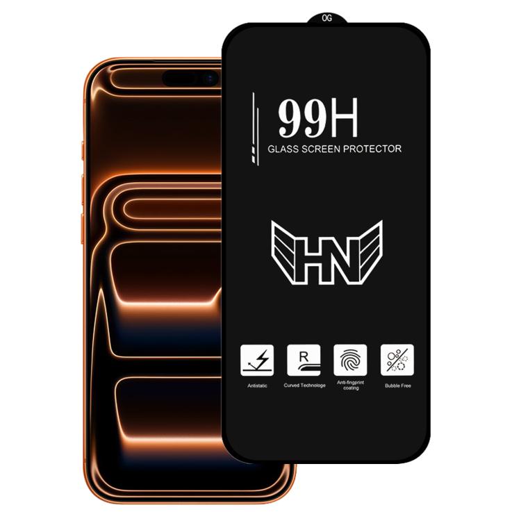 For iPhone 17 Pro Max High Aluminum Large Arc Full Screen Tempered Glass Film