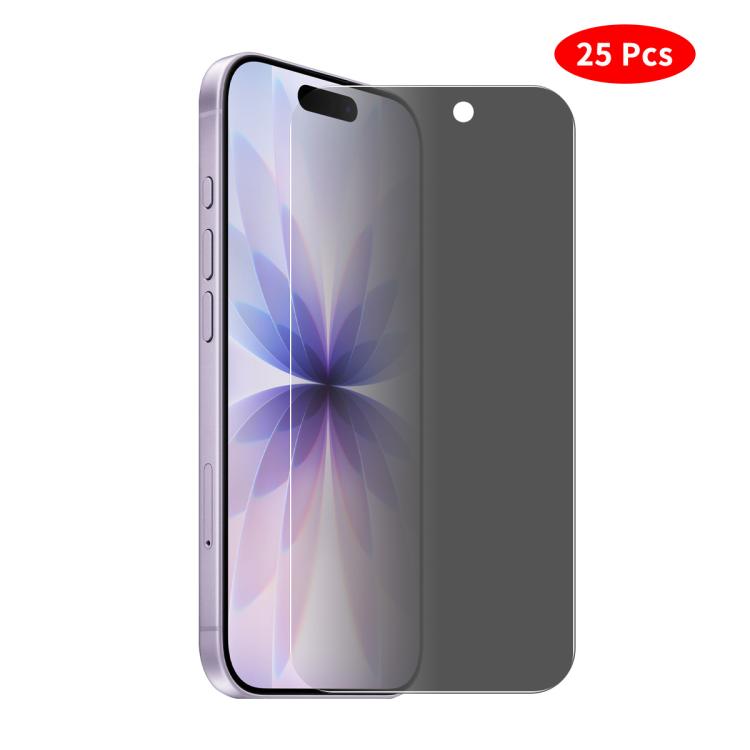 For iPhone 17 Pro Max JUNSUNMAY 25pcs Privacy Screen Protector Tempered Glass Film