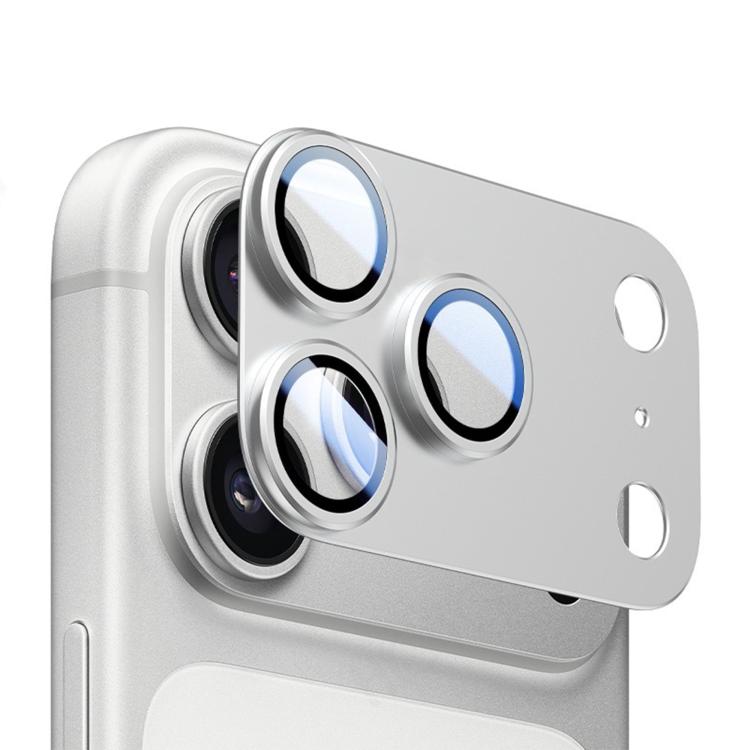 For iPhone 17 Pro Max Kalebol Armor Full-Coverage Metal Lens Ring Protector Film(Silver)