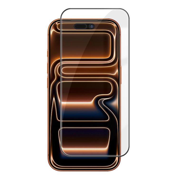 For iPhone 17 Pro Max Kalebol High-Aluminum Screen-Printed Full-Coverage Anti-Fingerprint Black-Bordered HD Tempered Glass Film