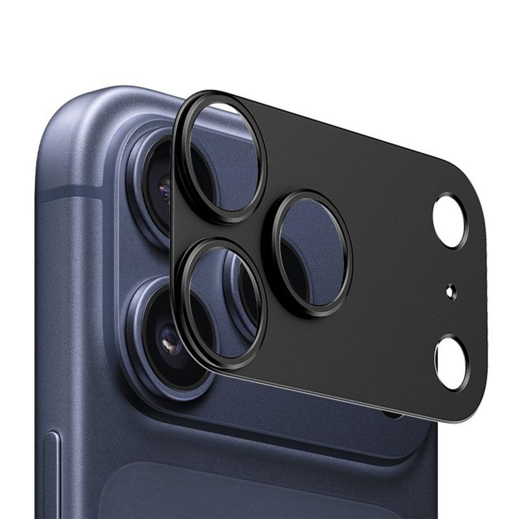 For iPhone 17 Pro Max Kalebol Metal Convex Hollow Lens Protector Ring(Black)