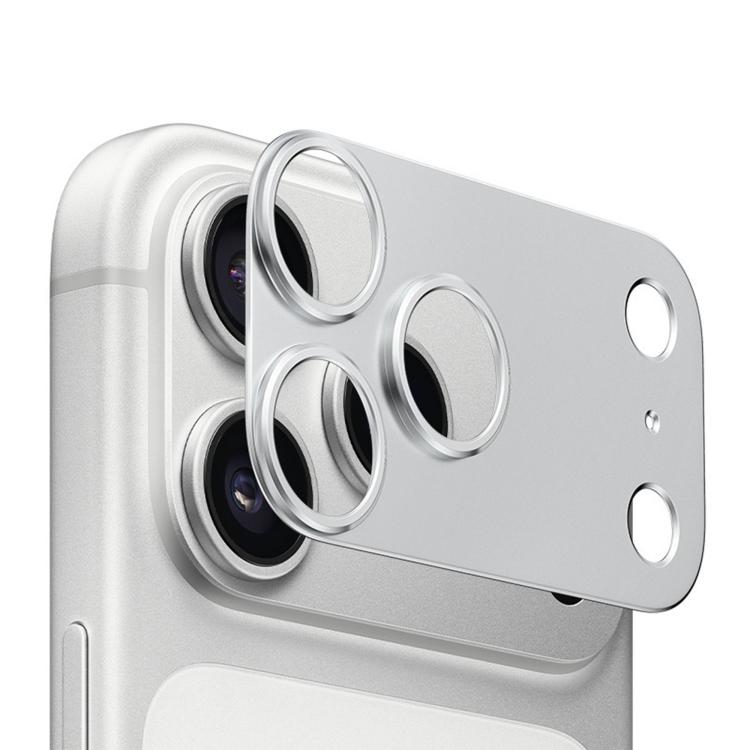 For iPhone 17 Pro Max Kalebol Metal Convex Hollow Lens Protector Ring(Silver)
