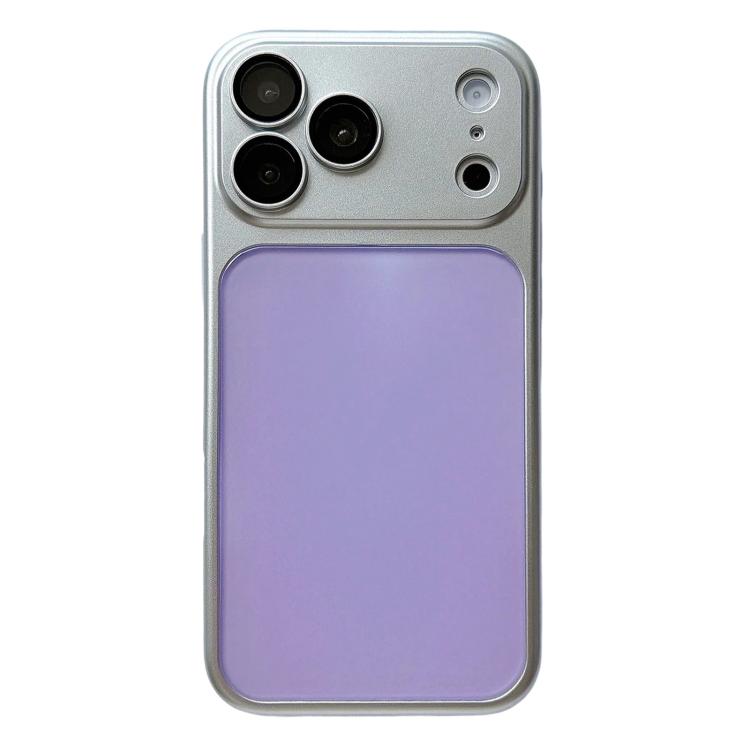 For iPhone 17 Pro Max Laser Colorful PC + TPU Shockproof Phone Case(Dark Purple)