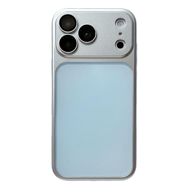 For iPhone 17 Pro Max Laser Colorful PC + TPU Shockproof Phone Case(Light Blue)