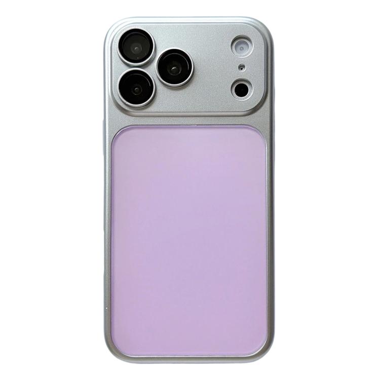 For iPhone 17 Pro Max Laser Colorful PC + TPU Shockproof Phone Case(Light Purple)