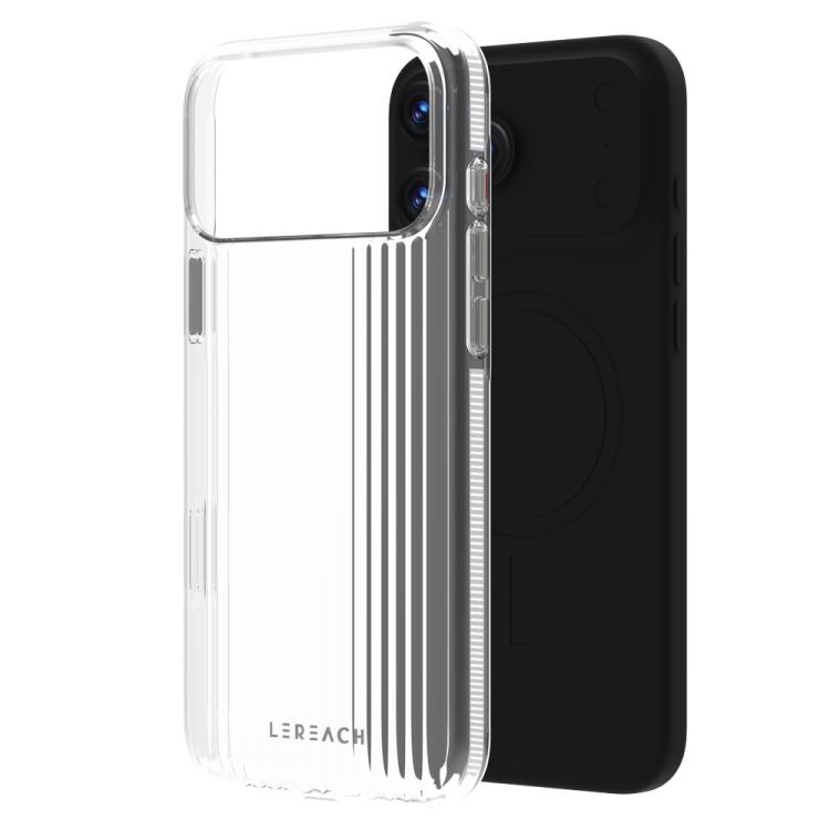 For iPhone 17 Pro Max LeReach TOC Icicle Series Ice Mist Double-Sided Non-Slip Phone Case(White)