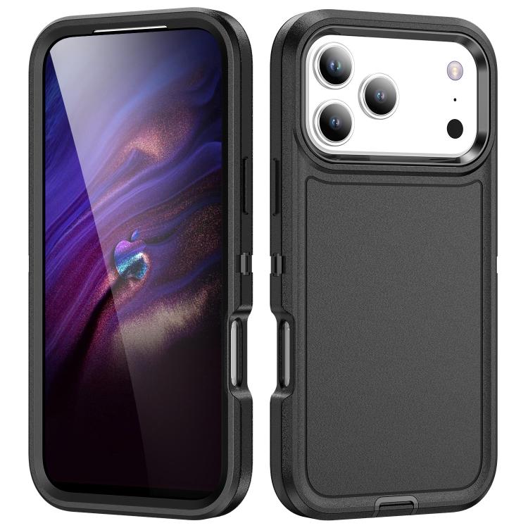 For iPhone 17 Pro Max Life Waterproof Rugged Phone Case(Black)