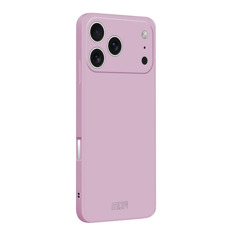 For iPhone 17 Pro Max MOFI Caring Soft Shell Liquid Silicone Skin Feel Phone Case(Purple)