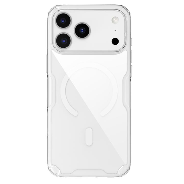 For iPhone 17 Pro Max NILLKIN Ultra Clear Magsafe PC + TPU Phone Case(White)