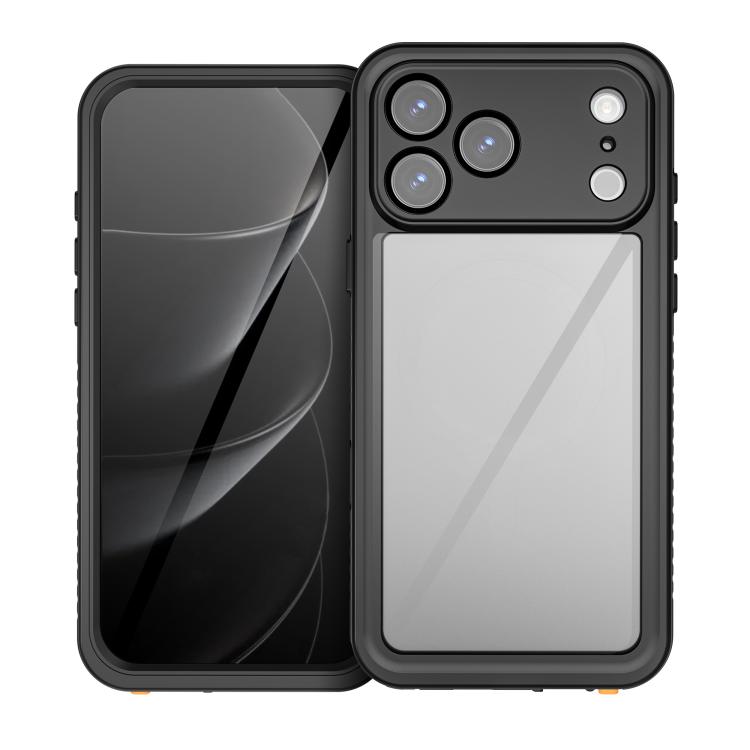 For iPhone 17 Pro Max RedPepper Waterproof Phone Case(Black)