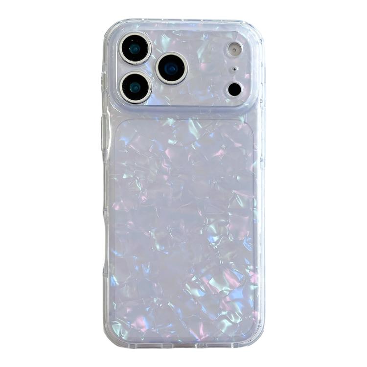 For iPhone 17 Pro Max Shell Texture IMD Acrylic TPU Phone Case(Light Purple)