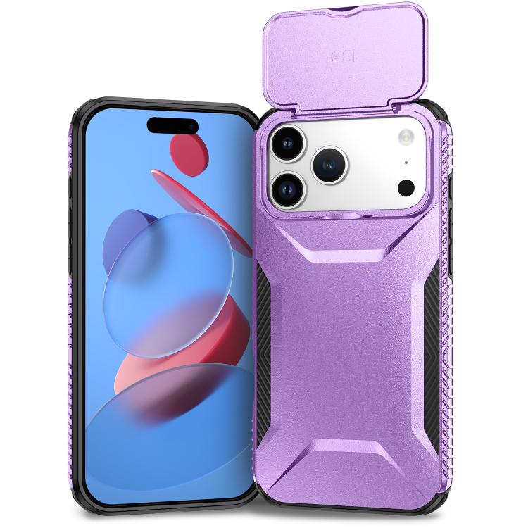 For iPhone 17 Pro Max Sliding Camshield Phone Case(Purple)