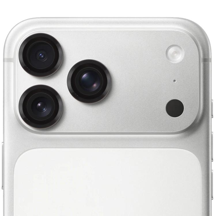 For iPhone 17 Pro Max Tempered Glass CD Texture Back Camera Film(Black)