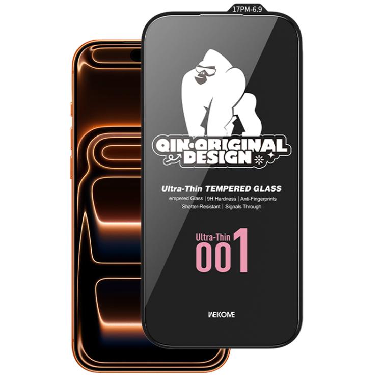 For iPhone 17 Pro Max WK WTP-113 Qin Series 9D Curved Ultra-thin 001 HD Tempered Glass Film