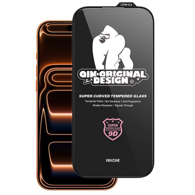 For iPhone 17 Pro Max WK WTP-120 Qin Series 9D Curved Large Arc HD Tempered Glass Film