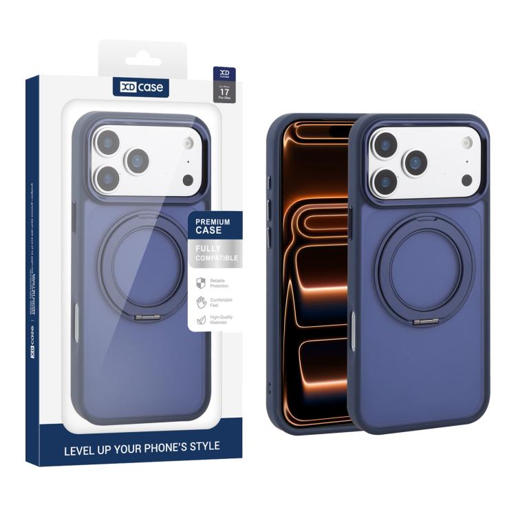 For iPhone 17 Pro Max XDcase YADUN Rotating Bracket Magnetic Phone Case(Blue)
