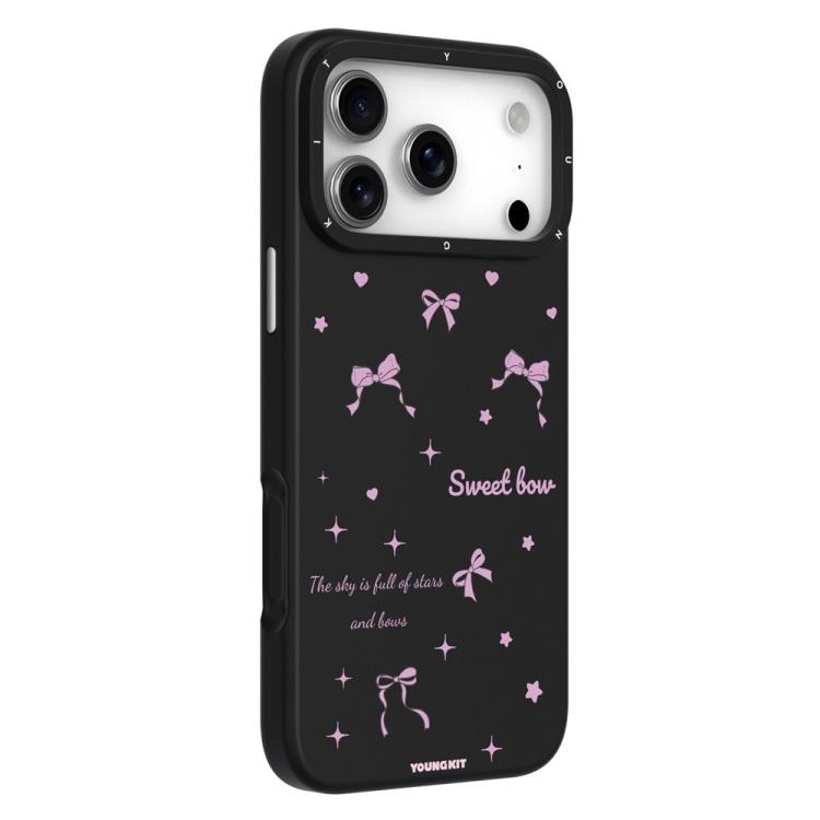 For iPhone 17 Pro Max YOUNGKIT Sweetheart Story Series Magnetic IMD TPU Phone Case(Butterfly Dance)