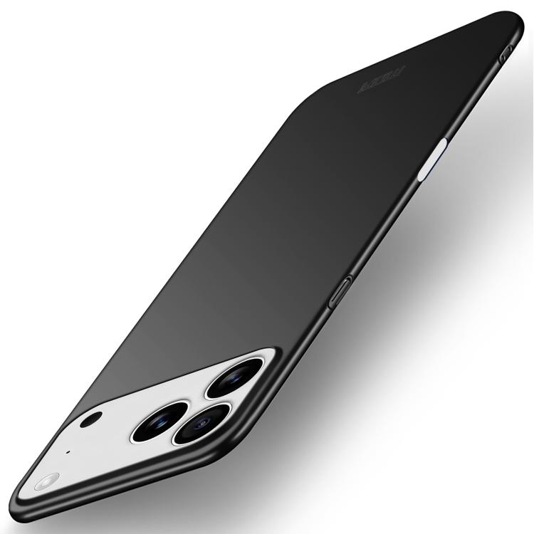 For iPhone 17 Pro MOFI Frosted PC Ultra-thin Hard Phone Case(Black)