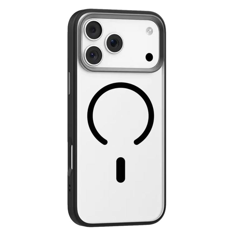 For iPhone 17 Pro Mutural Mist MagSafe Series Magnetic PC Hybrid TPU Phone Case(Black)
