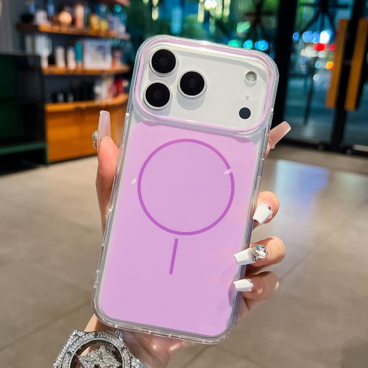 For iPhone 17 Pro Official Color Element Magsafe Phone Case(Purple)