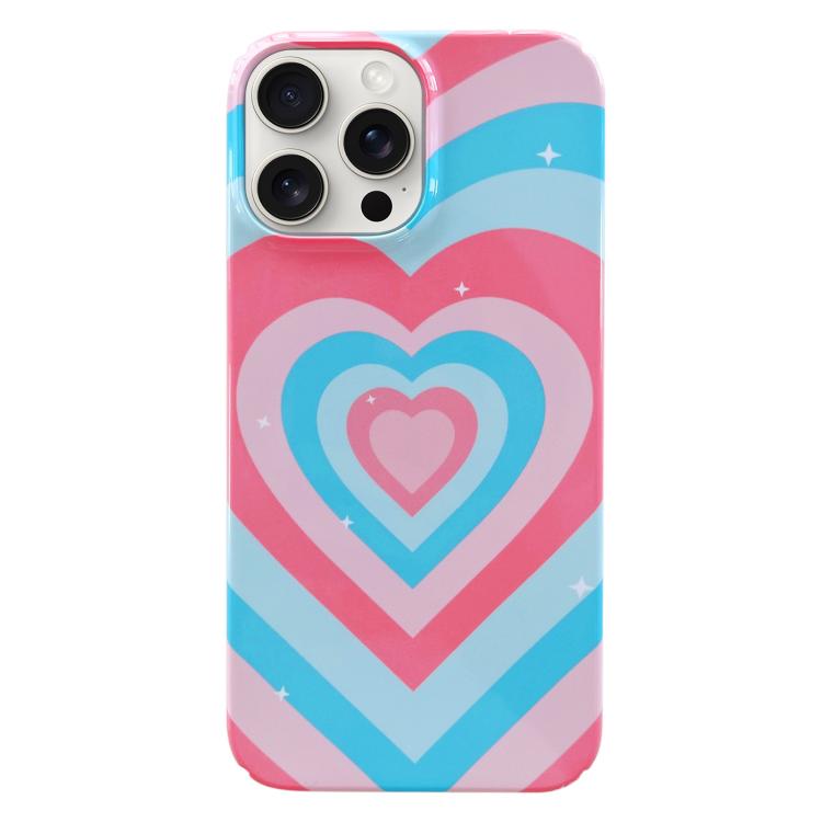 For iPhone 17 Pro Painted Pattern PC Phone Case(Love)