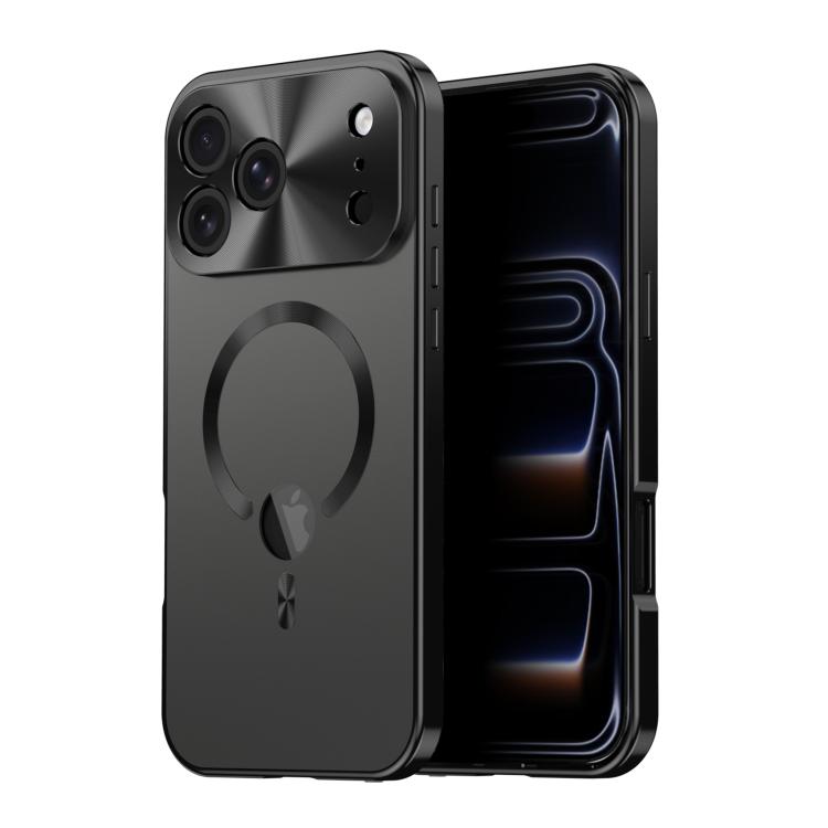 For iPhone 17 Pro Privacy Screen Film Full Cover MagSafe Phone Case(Black)