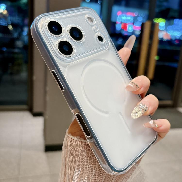 For iPhone 17 Pro Skin Feel Matte 2 in 1 Shockproof Phone Case(Navy Blue)