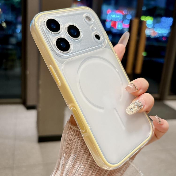For iPhone 17 Pro Skin Feel Matte 2 in 1 Shockproof Phone Case(Yellow)