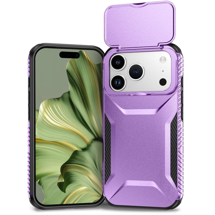 For iPhone 17 Pro Sliding Camshield Phone Case(Purple)