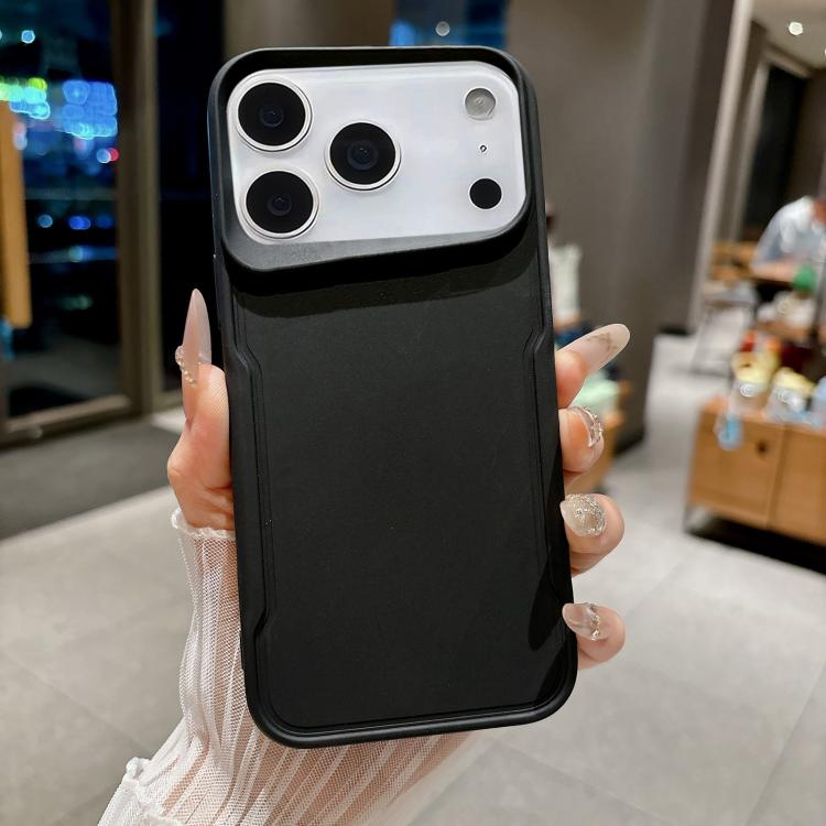 For iPhone 17 Pro Slim Waist Design Soft TPU Shockproof Phone Case(Black)