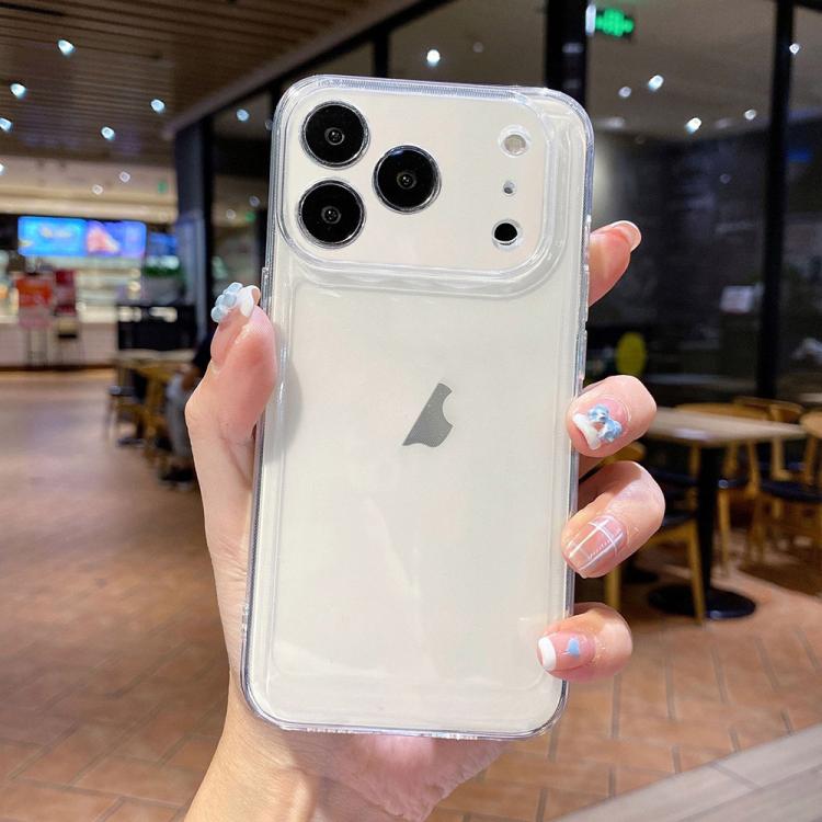 For iPhone 17 Pro Space TPU Shockproof Phone Case(Transparent)