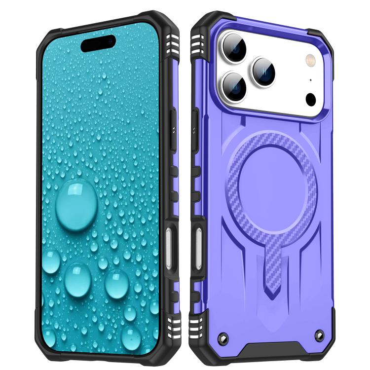 For iPhone 17 Pro Straship MagSafe TPU Hybrid PC Phone Case(Purple)