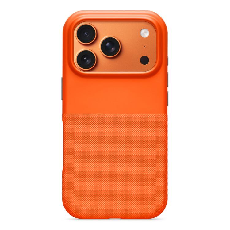 For iPhone 17 Pro Super Magnetic 2-in-1 Silicone Shockproof Phone Case with AI Camera Button(Orange)