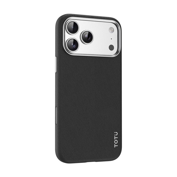 For iPhone 17 Pro TOTU PC-17 Vegan Leather MagSafe Magnetic Phone Case(Black)