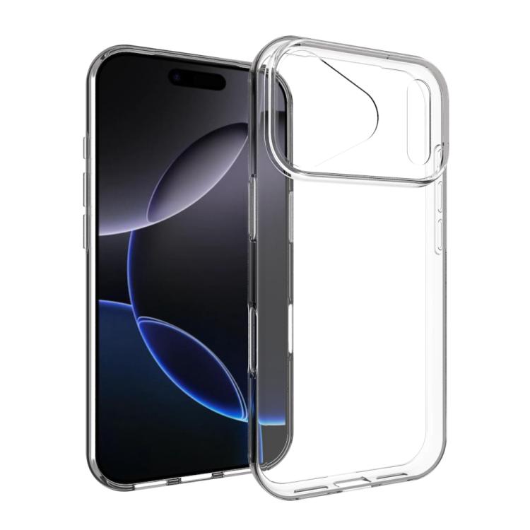 For iPhone 17 Pro Waterproof Texture TPU Phone Case(Transparent)