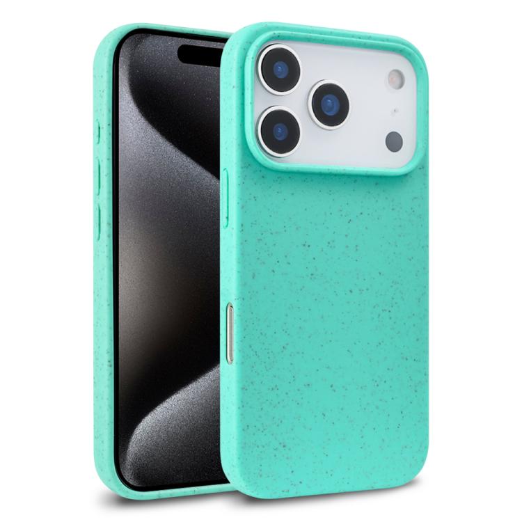 For iPhone 17 Pro Wheat Straw TPU Phone Case(Green)