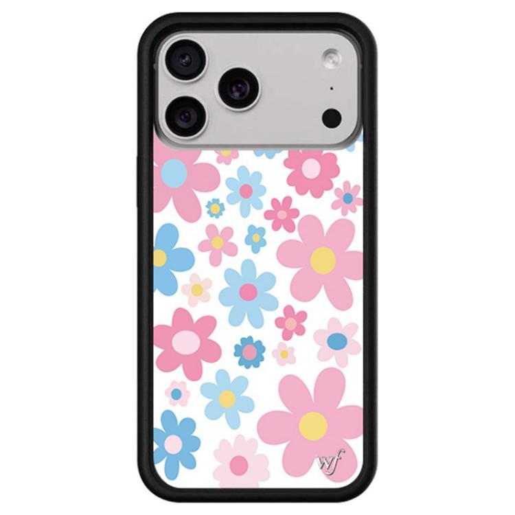 For iPhone 17 Pro WildFlow Cartoon Party Series Pattern Phone Case(Flowers Bloom)