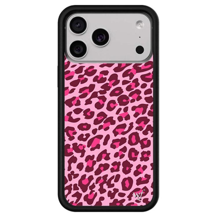 For iPhone 17 Pro WildFlow Floral Series Pattern Phone Case(Wild Leopard Print)