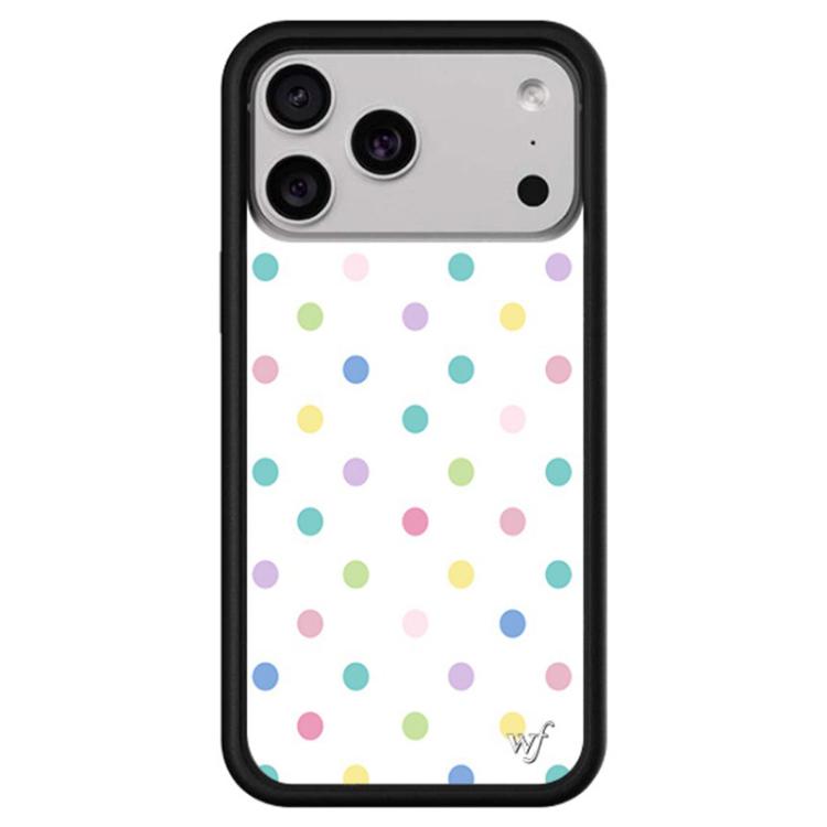 For iPhone 17 Pro WildFlow Stars Series Pattern Phone Case(Colorful Dots)