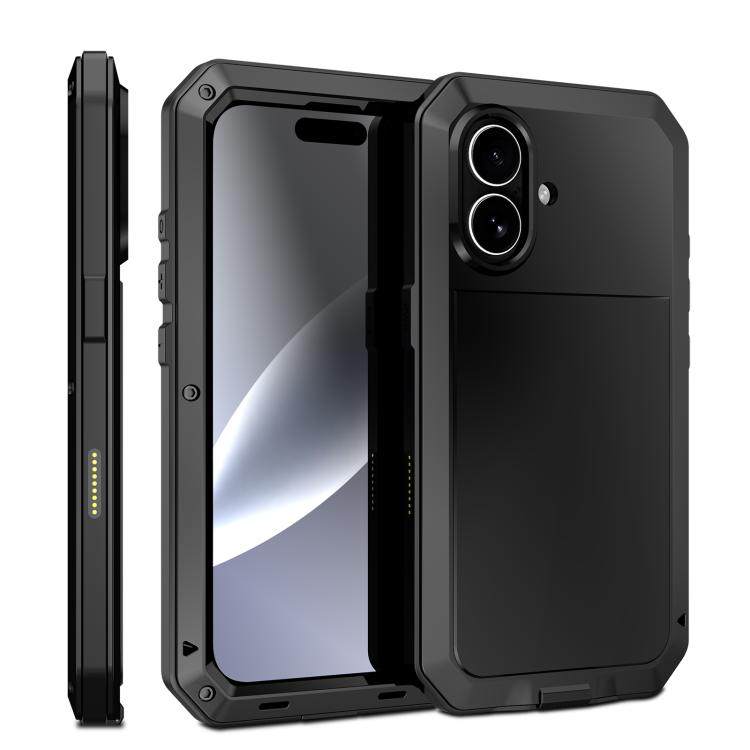 For iPhone 17 Shockproof IP54 Life Waterproof Phone Case(Black)