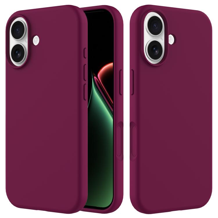 For iPhone 17 Solid Color Silicone Phone Case(Violet)
