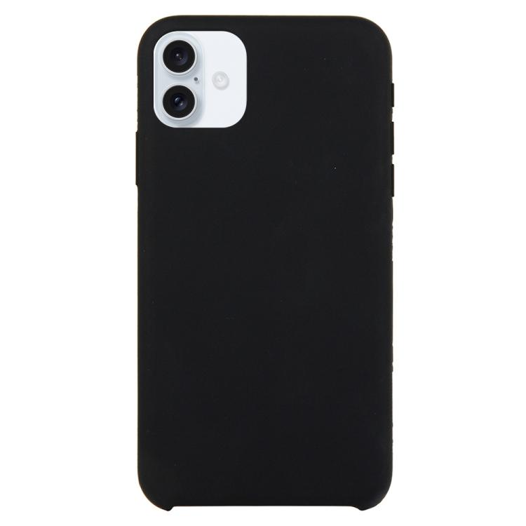 For iPhone 17 Solid Silicone Phone Case(Black)