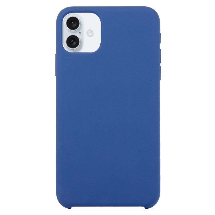 For iPhone 17 Solid Silicone Phone Case(Blue)